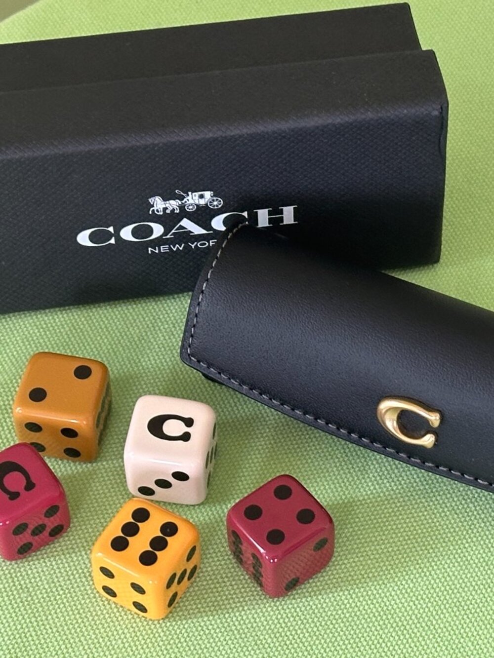 COACH DICE SET:NIB CY196